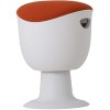 Офисный стул Chair Meister Tulip (белый пластик, оранжевый)